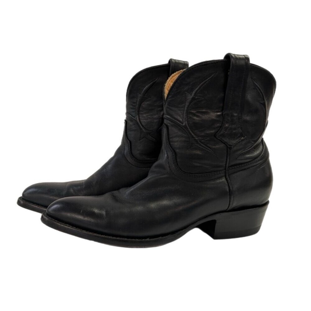 JRC & Sons Mid-Calf Leather Cowboy Boots SIZE 8B